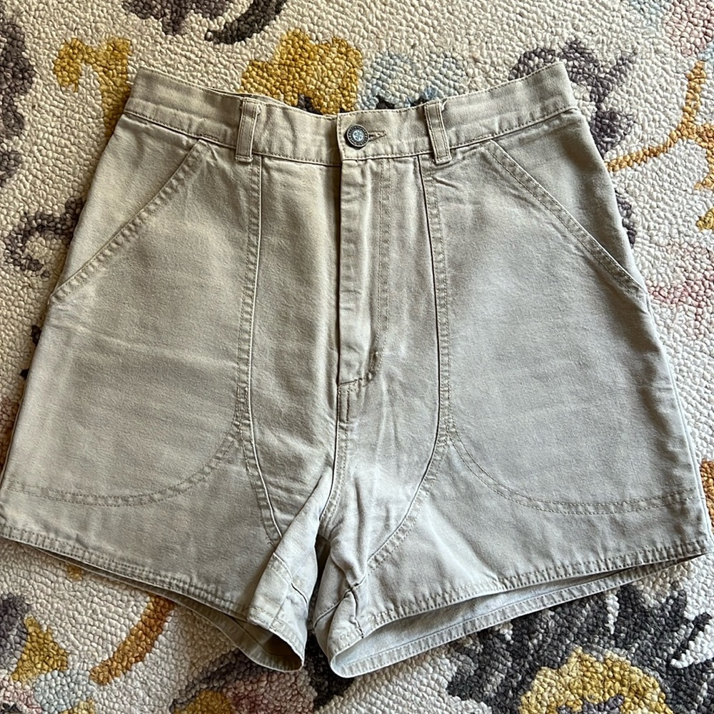 Vintage cotton canvas Standup shorts
